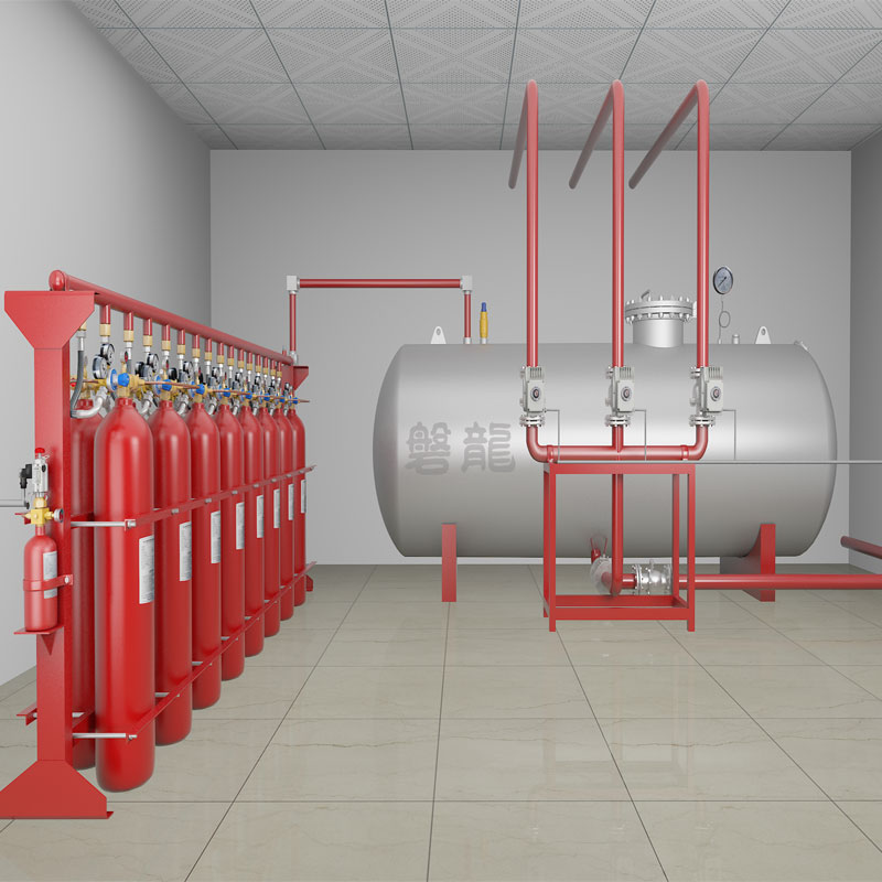 Установка пенного пожаротушения с азотным пуском